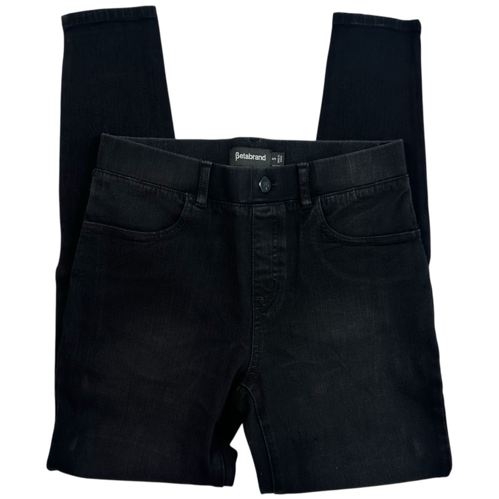 Betabrand 4-Pocket Yoga Denim Jeans – Skinny Leg – Black – Size Small NWOT